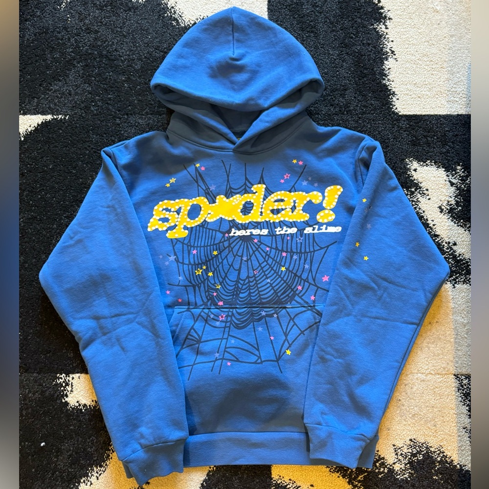 Spider Worldwide TC Web Hoodie Blue
